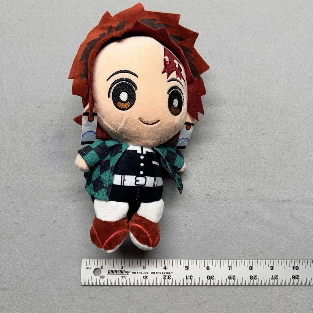 Tanjiro Kamado Plush Doll Demon Slayer Kimetsu no Yaiba Chibi Anime Figure Toy 8